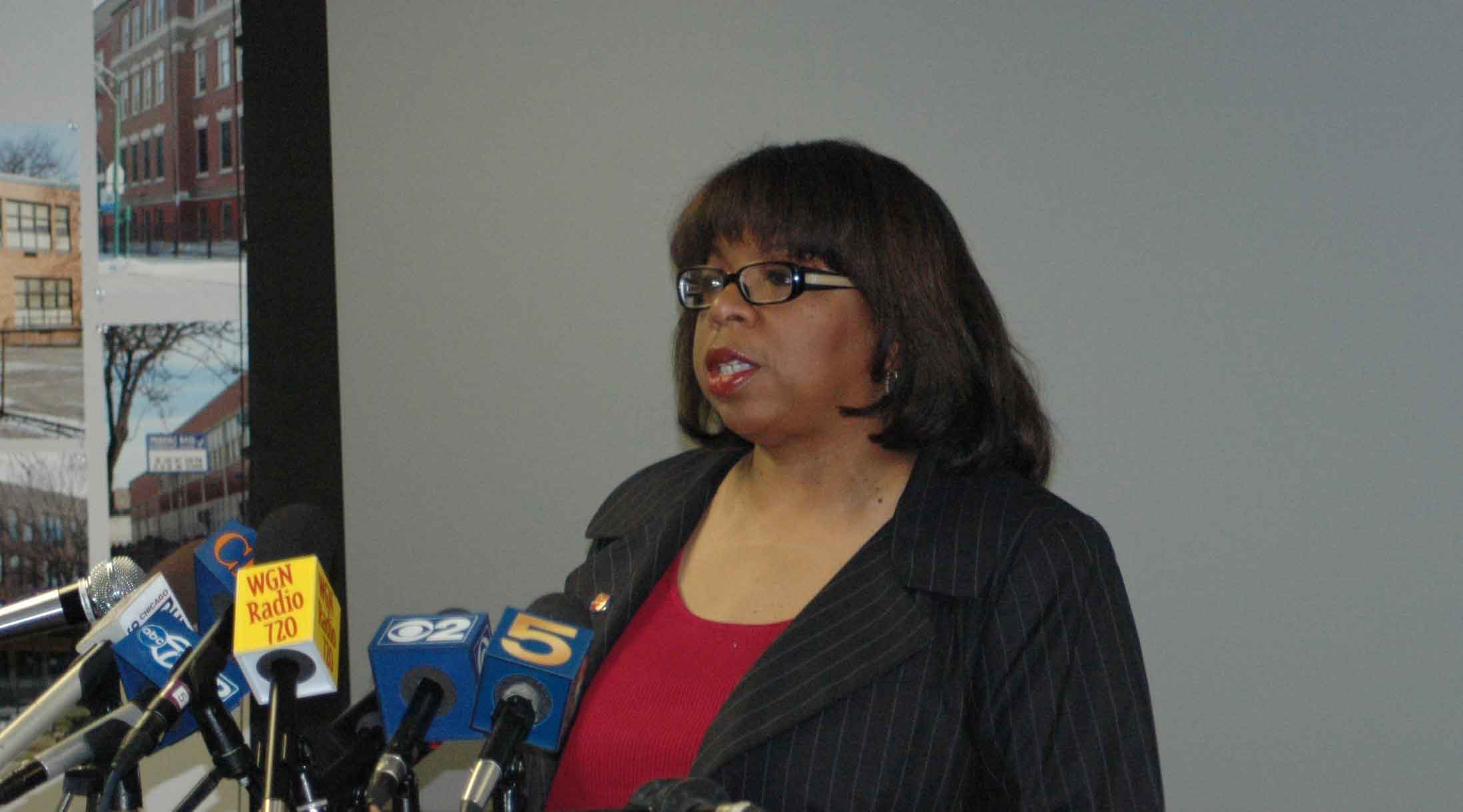 Since her May 2007 re-election, Chicago Teachers Union President Marilyn Stewart (above) has ignored every vote of the House of Delegates that she disagreed with and refused to provide the union's delegates and members with financial information about how the union went from having a $5 million reserve fund to borrowing $3 million — a total loss of $8 million in three years — since she was elected CTU president in 2004. Substance photo by George N. Schmidt.