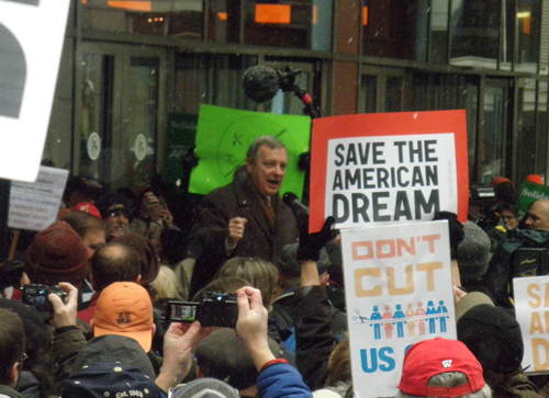 Chicago Solidarity rally February 26, 2011 - Substance News