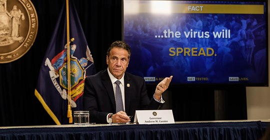 New York Gov. Andrew Cuomo on Monday outlined the criteria to reopen school districts closed this fall, stressing that he wants to keep kids safe: “We’re not going to use our children as guinea pigs.”