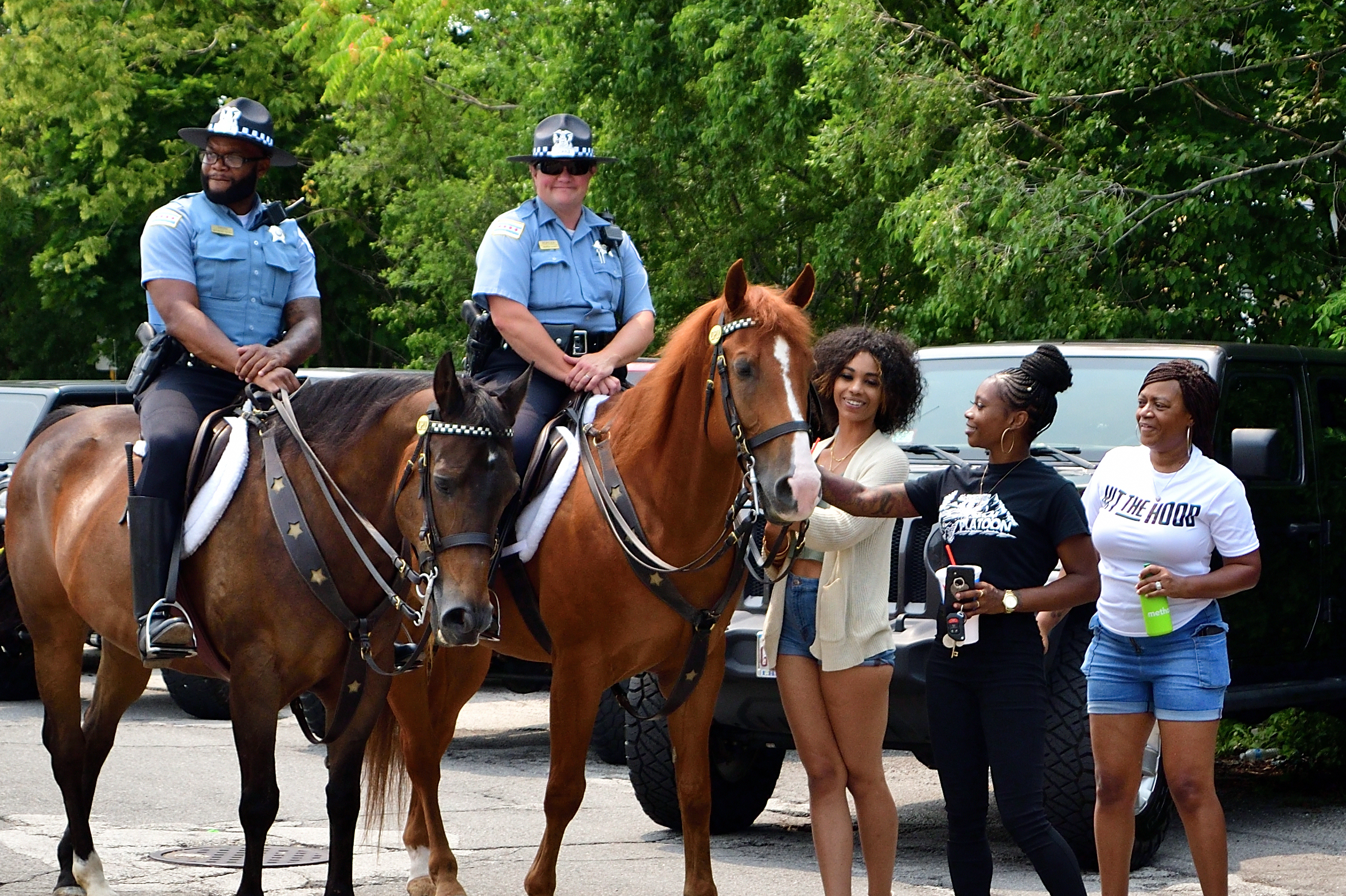 Community Festival 2021, 5th District Chicago Police Headquarters, July 17, 2021 (pic by Emi Yamamoto)