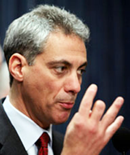 Rahm tells the public school teachers, parents, and children of Chicago what he thinks of us.