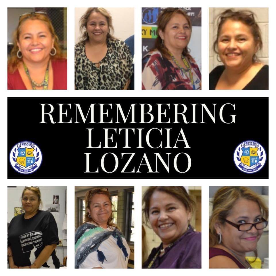 Leticia Lozano Prosser Clerk - Rest in Peace (12/30/20)