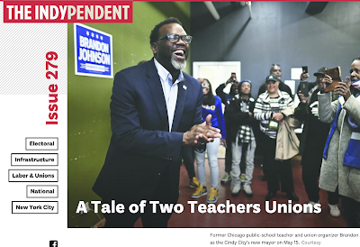 Norm Scott's analysis was published at https://indypendent.org. Norm Scott is a retired New York City public-school teacher who taught for 35 years and was involved in three UFT strikes. He has participated in many UFT opposition caucuses since 1970 and is the editor of Ed Notes (ednotesonline.blogspot.com) since 2006. He is currently active with Retiree Advocate, a retiree caucus challenging Unity Caucus for control of the 60,000-member UFT’s retiree chapter.