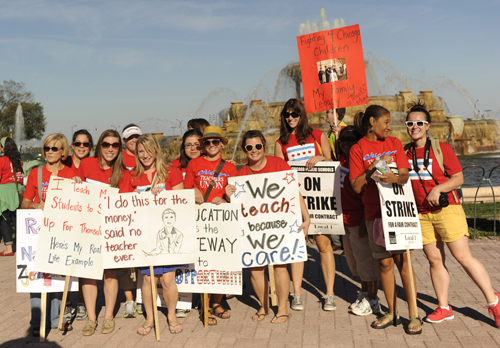 Chicago Board of Education President, millionaire David Vitale, chided CTU President Karen Lewis for suggesting that the union's striking members 