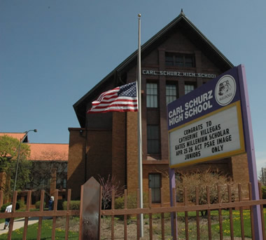 Schurz High School in Chicago.