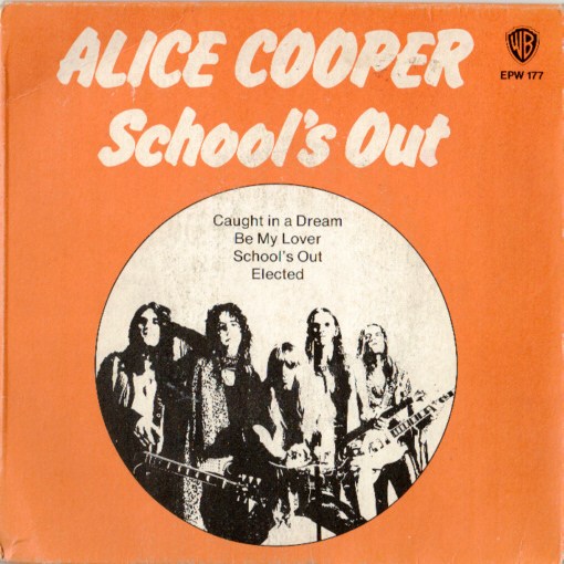 School's Out is the fifth studio album by American rock band Alice Cooper, released in 1972. Following on from the success of Killer, School's Out reached No. 2 on the US Billboard 200 chart and No. 1 on the Canadian RPM 100 Top Albums chart, holding the top position for four weeks.[2] The single 